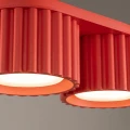 Plafon AURA 2 czerwony Gx53 SL.2422 SOLLUX