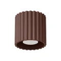 Spot natynkowy brązowy z aluminium AURA 1xGU10 tuba SL.2423 SOLLUX