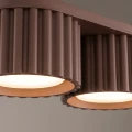 Plafon AURA 2 brązowy Gx53 SL.2427 SOLLUX