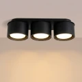 Lampa sufitowa 3-punktowa czarna MODO 3xGX53 do sypialni SL.2440 SOLLUX