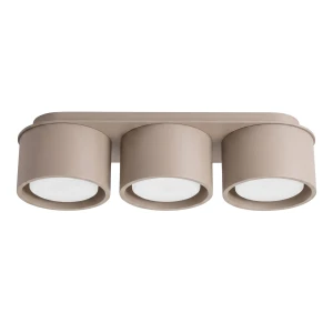 Potrójna lampa sufitowa MODO kolor taupe 3xGX53 klosze tubki SL.2448 SOLLUX