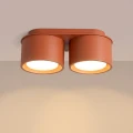 Podwójna lampa sufitowa MODO ochra czerwona 2xGX53 do jadalni SL.2451 SOLLUX