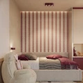 Burgundowa lampa sufitowa MODO 3xGX53 trzy ryflowane klosze SL.2456 SOLLUX