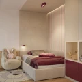 Burgundowa lampa sufitowa MODO 3xGX53 trzy ryflowane klosze SL.2456 SOLLUX
