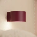 Burgundowa lampa sufitowa MODO 3xGX53 trzy ryflowane klosze SL.2456 SOLLUX
