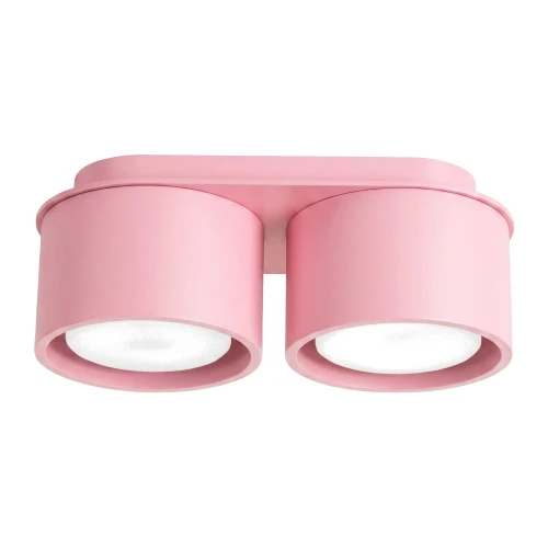 Lampa sufitowa różowa z dwoma kloszami tubkami MODO 2xGX53 SL.2467 SOLLUX