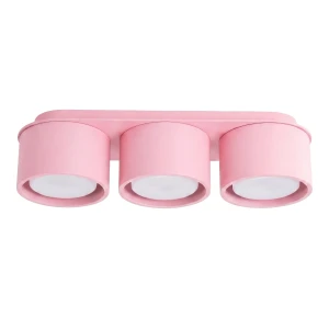 Lampa sufitowa różowa 3-punktowa MODO 3xGX53 do salonu SL.2468 SOLLUX