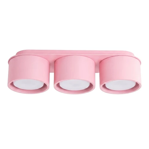 Lampa sufitowa różowa 3-punktowa MODO 3xGX53 do salonu SL.2468 SOLLUX