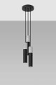 Lampa wisząca BORGIO 3P czarny GU10 3x40W IP20 SL.1081 SOLLUX