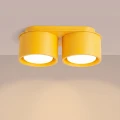 Lampa sufitowa natykowa MODO 2xGX53 żółta 2-punktowa do sypialni SL.2475 SOLLUX
