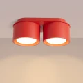 Czerwona lampa sufitowa do pokoju, jadalni MODO 2xGX53 SL.2479 SOLLUX