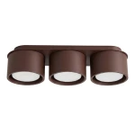 Lampa sufitowa z 3 kloszami tubkami MODO 3xGX53 brązowa do salonu SL.2484 SOLLUX