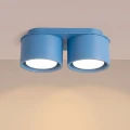 Lampa sufitowa błękitna z dwoma kloszami MODO 2xGX53 SL.2487 SOLLUX