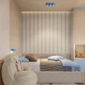 Lampa sufitowa błękitna z dwoma kloszami MODO 2xGX53 SL.2487 SOLLUX