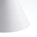 Lampa wisząca NOX 25 biała - designerski stożek do salonu, jadalni SL.2521 SOLLUX