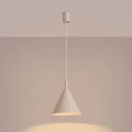 Beżowa lampa wisząca NOX 25 - designerska oprawa do kuchni i jadalni SL.2524 SOLLUX