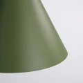 Nowoczesna lampa wisząca NOX 25 oliwkowa - klosz stożek 1xE27 SL.2525 SOLLUX