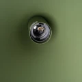 Nowoczesna lampa wisząca NOX 25 oliwkowa - klosz stożek 1xE27 SL.2525 SOLLUX