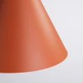 Nowoczesna lampa wisząca NOX 25 - ochra czerwona, idealna do jadalni SL.2526 SOLLUX