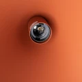 Nowoczesna lampa wisząca NOX 25 - ochra czerwona, idealna do jadalni SL.2526 SOLLUX