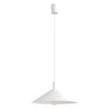 Lampa wisząca NOX 40 biała - nowoczesny stożkowy klosz 40cm 1xE27 SL.2536 SOLLUX