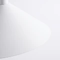 Lampa wisząca NOX 40 biała - nowoczesny stożkowy klosz 40cm 1xE27 SL.2536 SOLLUX