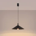 Lampa wisząca NOX 40 czarna - nowoczesna idealna do salonu 1xE27 SL.2537 SOLLUX