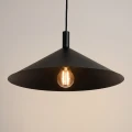 Lampa wisząca NOX 40 czarna - nowoczesna idealna do salonu 1xE27 SL.2537 SOLLUX