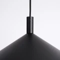 Lampa wisząca NOX 40 czarna - nowoczesna idealna do salonu 1xE27 SL.2537 SOLLUX