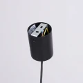 Lampa wisząca NOX 40 czarna - nowoczesna idealna do salonu 1xE27 SL.2537 SOLLUX