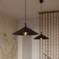 Lampa wisząca NOX 40 czarna - nowoczesna idealna do salonu 1xE27 SL.2537 SOLLUX