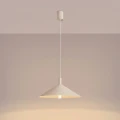 Lampa wisząca NOX 40 beżowa - nowoczesna, geometryczna do salonu SL.2539 SOLLUX