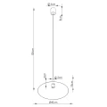 Nowoczesna lampa wisząca NOX 40 - stożek idealny do salonu SL.2541 SOLLUX