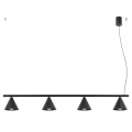 Żyrandol NOX 4L czarna SL.2552 SOLLUX
