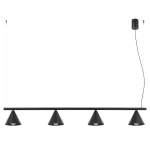 Żyrandol NOX 4L czarna SL.2552 SOLLUX