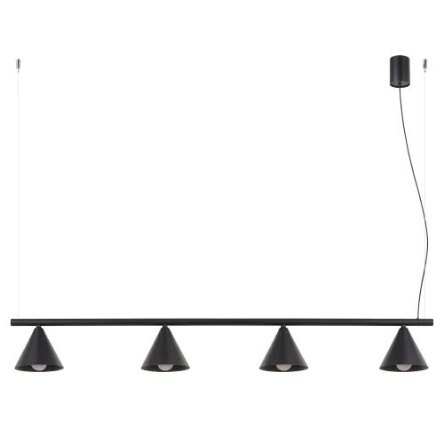 Żyrandol NOX 4L czarna SL.2552 SOLLUX