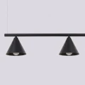Żyrandol NOX 4L czarna SL.2552 SOLLUX