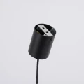 Żyrandol NOX 4L czarna SL.2552 SOLLUX