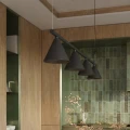 Żyrandol NOX 4L czarna SL.2552 SOLLUX