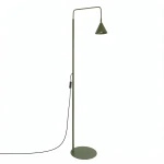 Lampa podłogowa NOX oliwkowa - nowoczesna, smukła lampa 1xE14 SL.2585 SOLLUX