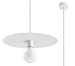 Lampa wisząca FLAVIO biała E27 1x60W IP20 SL.0852 SOLLUX