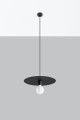 Lampa wisząca FLAVIO czarna E27 1x60W IP20 SL.0853 SOLLUX