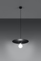 Lampa wisząca FLAVIO czarna E27 1x60W IP20 SL.0853 SOLLUX