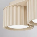 Plafon 3-punktowy beżowy AURA 3xGX53 do salonu, sypialni SL.2630 SOLLUX