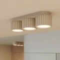 Plafon 3-punktowy beżowy AURA 3xGX53 do salonu, sypialni SL.2630 SOLLUX