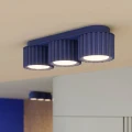 3-punktowa lampa sufitowa AURA ultramaryna 3xGx53 do jadalni, kuchni SL.2634 SOLLUX