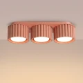 3-punktowa lampa sufitowa AURA kolor brzoskwiniowy 3xGX53 SL.2637 SOLLUX