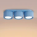 Błękitny plafon, lampa sufitowa AURA 3xGX53 do salonu SL.2643 SOLLUX