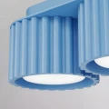 Błękitny plafon, lampa sufitowa AURA 3xGX53 do salonu SL.2643 SOLLUX