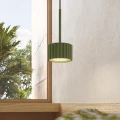 Lampa wisząca AURA 1 zielona oliwka Gx53 SL.2679 SOLLUX